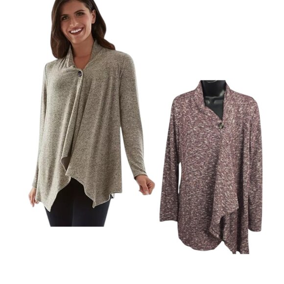 AB Studio Sweaters - AB Studio Wrap Cardigan